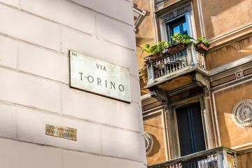  Via Torino signboard in the center of Milan © Sergio Pazzano