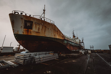 Iceland - The old boat