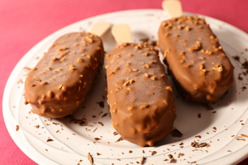 esquimo, chocolate ice cream