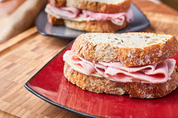Gourmet Sandwich with Ham 
