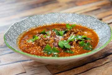 Thai beef with coconut milk