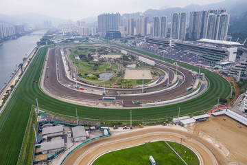 Sha Tin racecourse in Hong Kong