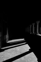 shadow in a corridor