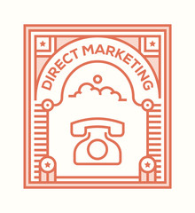 DIRECT MARKETING ICON CONCEPT