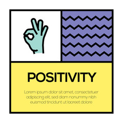 POSITIVITY ICON CONCEPT