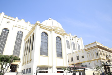 Fototapeta na wymiar Centro de San Salvador. Catedral metropolitana, San Salvador, El Salvador.
