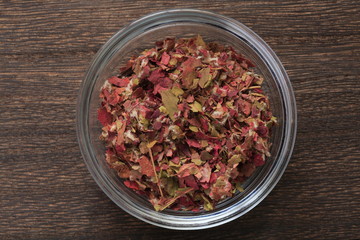 (Herb) image of red grape leaf