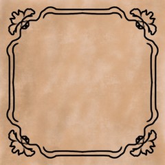 Vintage frames. Decoration elements 