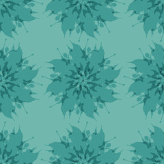 Beautiful seamless pattern.Flower imprint. Vector illustration.