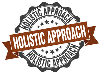 holistic approach stamp. sign. seal