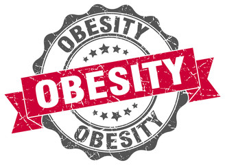 Obraz premium obesity stamp. sign. seal