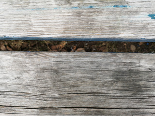 The texture of an old blue wooden wall. Vintage background