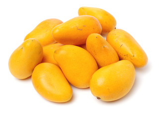 Mango on white background