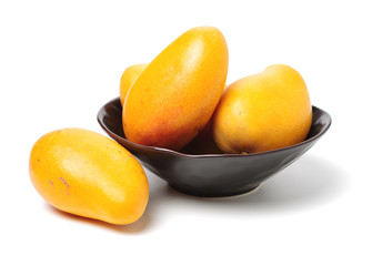 Mango on white background