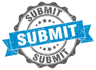 Fototapeta premium submit stamp. sign. seal