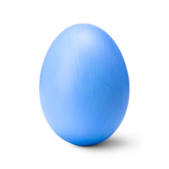 Easter egg isolated on a white background with clipping path. (handmade)