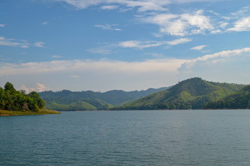 Natural forest floor Halabala National Park in southern Thailand