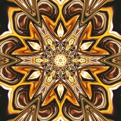 Abstract liquid gold design pattern. Graphic painting in golden color. Great as decor for rich and luxury products. Fashion print. Creative background in stylish motifs.