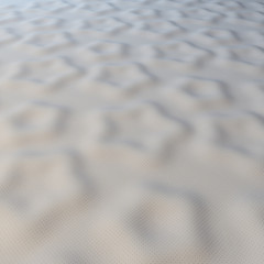 Grey abstract waves with gold dots. Grey background in modern style.