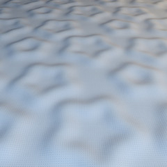 Grey abstract waves with gold dots. Grey background in modern style.