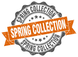 spring collection stamp. sign. seal