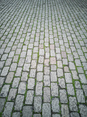Brick road background