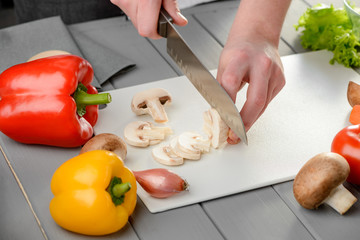 Cooking a delicious homemade food