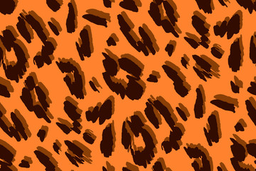 Animal texture seamless background pattern. Fashion print, textile design. Cute pattern. Vector.