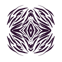 Design element hand drawn . Vector monochrome illustration for card design.