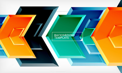 Shiny glossy arrows background, clean modern geometric design, futuristic composition