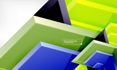 Abstract glossy techno arrows background