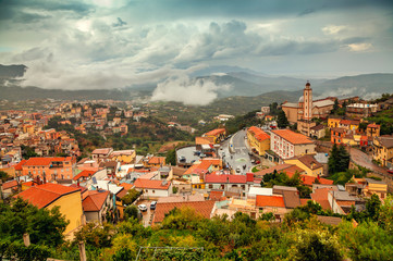 Lanusei town and comune in Sardinia in the Province of Nuoro, Italy. Sardinia architecture and landmark.