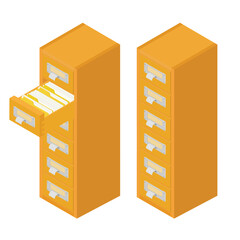 Library or archive reference card catalog