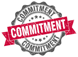 Fototapeta premium commitment stamp. sign. seal