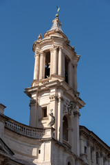 Fototapeta na wymiar monuments and statues in the Piazza Navona in Rome