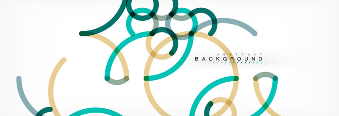 Abstract color lines on white. Modern colorful flow poster wave. Art design for your project