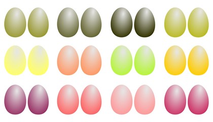 Easter eggs gradient 3