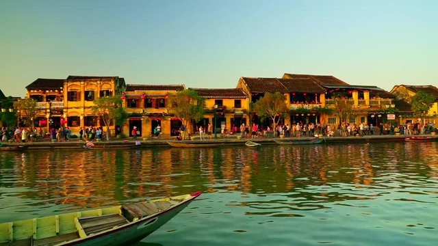 The village of Hoi An in Vietnam