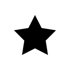 Fototapeta premium Star Icon vector. Star vector icon. Star Icon in trendy flat style isolated on white background. Rating symbol for web design
