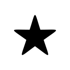 Obraz premium Star Icon vector. Star vector icon. Star Icon in trendy flat style isolated on white background. Rating symbol for web design