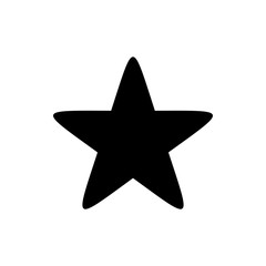 Fototapeta premium Star Icon vector. Star vector icon. Star Icon in trendy flat style isolated on white background. Rating symbol for web design