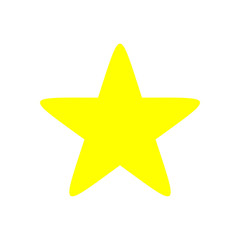 Star Icon vector. Star vector icon. Star Icon in trendy flat style isolated on white background. Rating symbol for web design