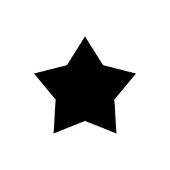 Star Icon vector. Star vector icon. Star Icon in trendy flat style isolated on white background. Rating symbol for web design
