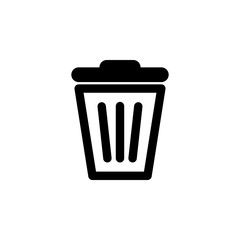 Trash icon vector. trash can icon. Delete icon vector