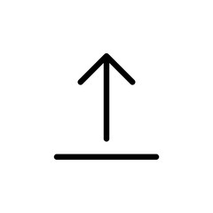 Upload icon vector. Upload sign icon. Upload button. Load symbol.