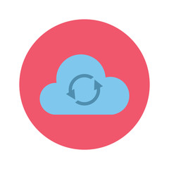 Cloud sync icon for web and mobile