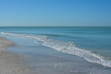 Longboat Key beach on the tropical Florida Gulf Coast