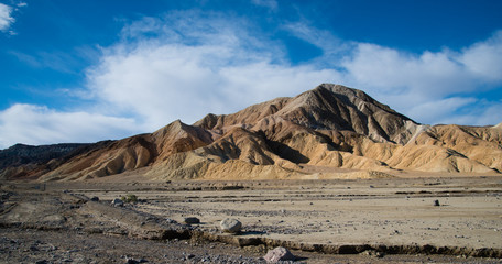 Landscape from Death Valley National Park in Mojave Desert. 