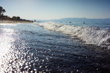  Waves on beach