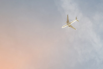 airplane in the sky